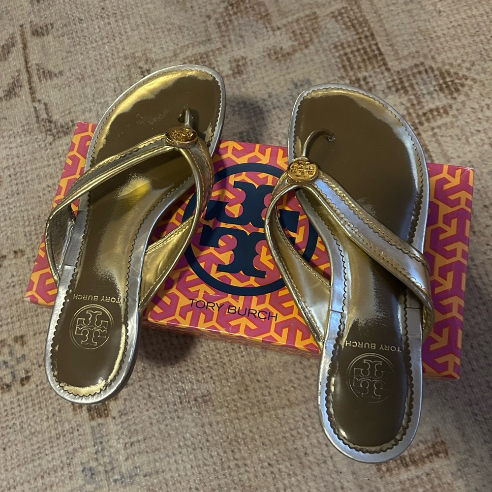 Tory Burch Gold Women's Sandals
